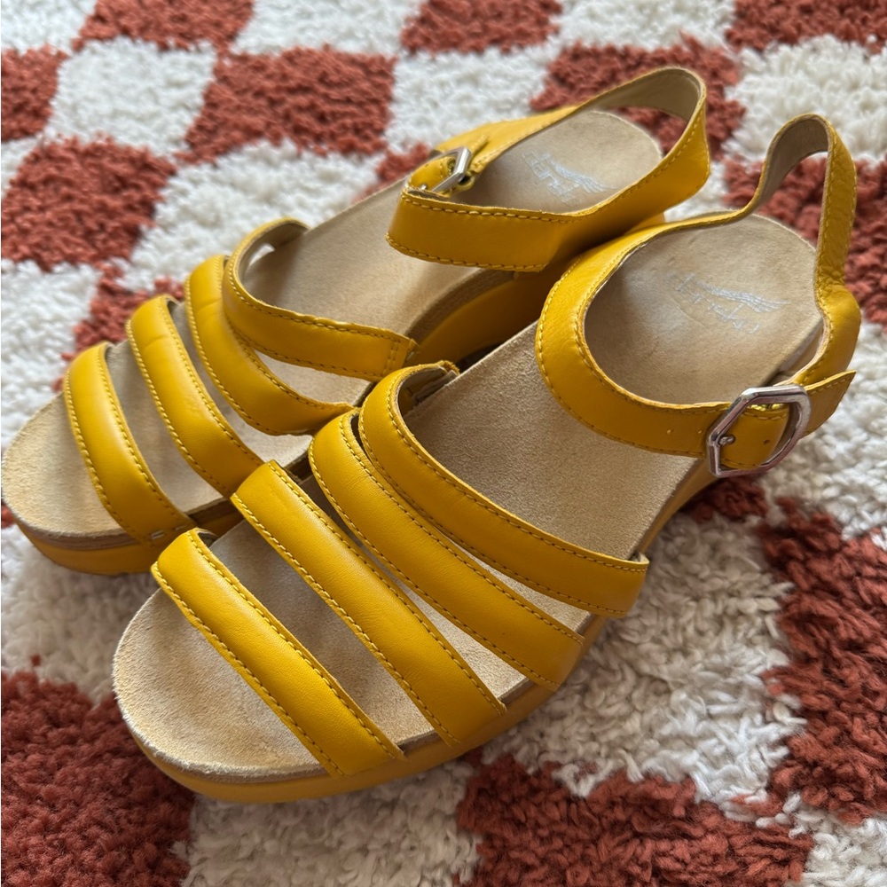 Dansko Yellow Sandals Size 37